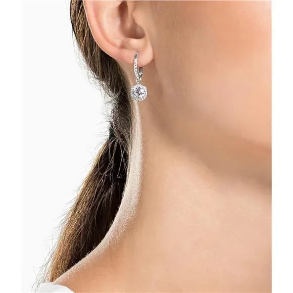 Women Angelic Crystal Drop Earrings Collection Trendy